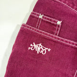 Vintage 90’s JNCO Maroon Wide Leg 32x30 Denim Jeans