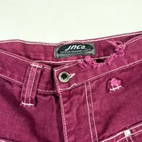 Vintage 90’s JNCO Maroon Wide Leg 32x30 Denim Jeans