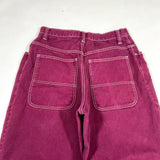 Vintage 90’s JNCO Maroon Wide Leg 32x30 Denim Jeans