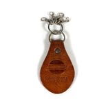 Vintage 80's Minolta Camera Leather Keychain