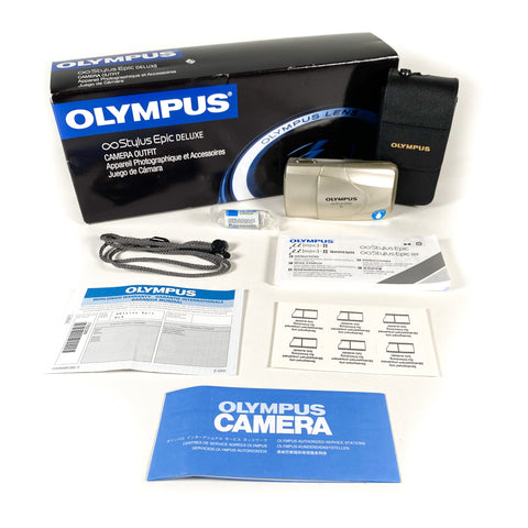 Vintage 1997 Olympus Stylus Epic Deluxe 35mm Camera