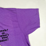 Vintage 80’s Bulldog Graphic “Yeah… What’s Your Point?” T-Shirt