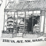 Vintage 1981 Foggy Bottom Liquors Washington DC Graphic T-Shirt