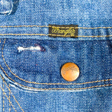 Vintage 70's Wrangler Selvedge Jean Jacket