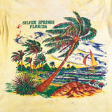 Vintage 70’s Silver Springs Florida Beach Scene Graphic T-Shirt