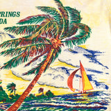 Vintage 70’s Silver Springs Florida Beach Scene Graphic T-Shirt