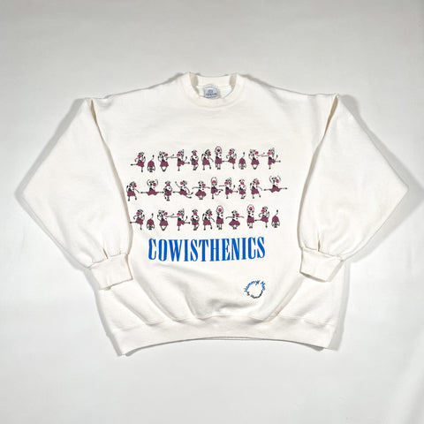 Vintage 90's Cowisthenics Hamwear Crewneck Sweatshirt