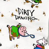 Vintage 90's Dirty Dancing Cow Pig Crewneck Sweatshirt