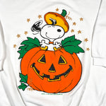 Vintage 90's Snoopy Jack O'Lantern Halloween Crewneck Sweatshirt