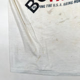 Vintage 1980 Moscow Olympics “Boycott” USA Ringer T-Shirt