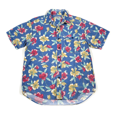 Vintage 90's LL Bean Cool Weave Hawaiian Shirt