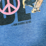 Vintage 1983 Skate For Peace Blue Single Stitch USA Made T-Shirt
