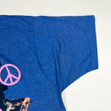 Vintage 1983 Skate For Peace Blue Single Stitch USA Made T-Shirt