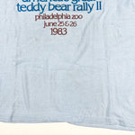 Vintage 1983 Teddy Bear Rally II Philadelphia Zoo T-Shirt
