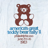 Vintage 1983 Teddy Bear Rally II Philadelphia Zoo T-Shirt
