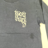 Vintage 1994 “Know Peace” Isaiah 26:3 Religious Long Sleeve T-Shirt