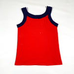 Vintage 80's King's Road Two Tone Tank Top T-Shirt