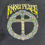 Vintage 1994 “Know Peace” Isaiah 26:3 Religious Long Sleeve T-Shirt