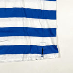 Vintage 90's Lands' End Blue & White Stripe Pocket T-Shirt