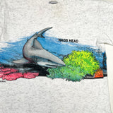 Vintage 1980 Nags Head Shark Ocean Great White T-Shirt