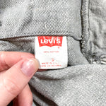 Vintage 80's Levi's 70507-0261 Gray Acid Wash Jean Jacket