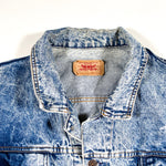 Vintage 1985 Levi's 75068-0219 Acid Wash Blue Jean Jacket