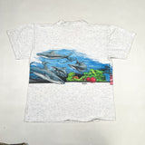 Vintage 1980 Nags Head Shark Ocean Great White T-Shirt