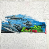 Vintage 1980 Nags Head Shark Ocean Great White T-Shirt