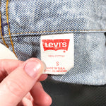 Vintage 1985 Levi's 75068-0219 Acid Wash Blue Jean Jacket