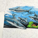 Vintage 1980 Nags Head Shark Ocean Great White T-Shirt