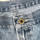 Vintage Y2K Lee Dungarees Carpenter Denim Shorts