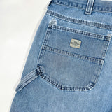 Vintage Y2K Lee Dungarees Carpenter Denim Shorts