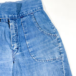 Vintage 50's High Waisted Cut-off Denim Shorts