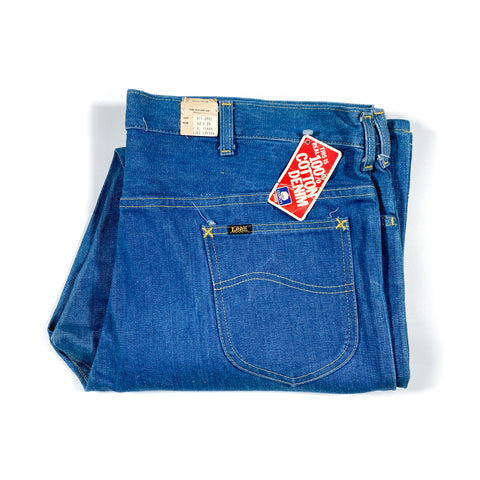 Vintage 70's Deadstock Lee Flare Jeans