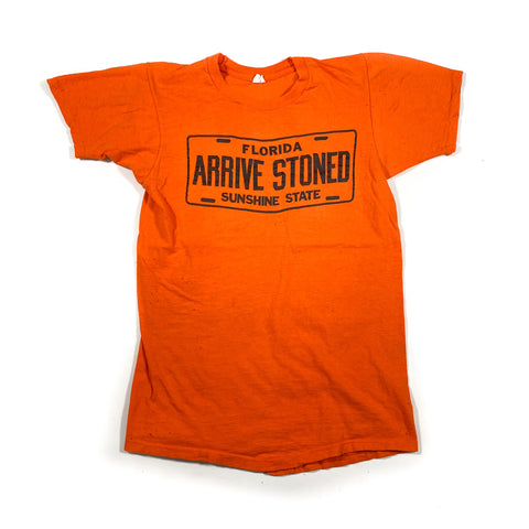Vintage 70's Florida Arrive Stoned Tourist T-Shirt