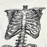 Vintage 80's Anatomical Skeleton Rib Cage T-Shirt