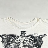 Vintage 80's Anatomical Skeleton Rib Cage T-Shirt