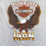 Vintage 1986 Harley Davidson Milwaukee Iron Napoleon OH Sleeveless T-Shirt