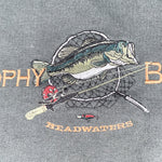 Vintage 90's Headwaters Trophy Bass Fishing Crewneck Sweatshirt