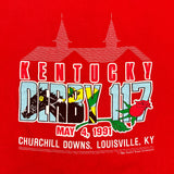 Vintage 1990 Kentucky Derby 117 Churchill Downs T-Shirt