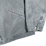 Vintage 2003 Carhartt Detroit J97MOS Green Canvas Work Jacket