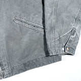 Vintage 2003 Carhartt Detroit J97MOS Green Canvas Work Jacket