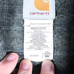 Vintage 2003 Carhartt Detroit J97MOS Green Canvas Work Jacket