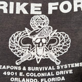 Vintage 80's Strike Force Weapons & Survival Systems Skull Snake T-Shirt