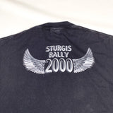 Vintage 2000 Sturgis Black Hills Rally Motorcycle T-Shirt