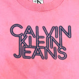 Vintage 90’s Calvin Klein Jeans Pink Logo T-Shirt