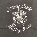 Vintage Y2K Cosmic Cycle Harley Shop Motorcycle T-Shirt