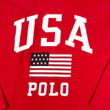 Vintage 90’s Polo Sport USA Flag Long Sleeve Jersey Shirt