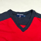 Vintage 90’s Polo Sport USA Flag Long Sleeve Jersey Shirt