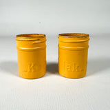 Vintage 50's Kodak Metal 35mm Set of 2 Film Canisters